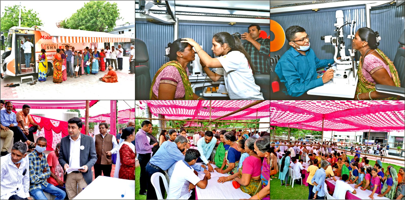Aao Gaon Chalen village outreach program general camp assembly.